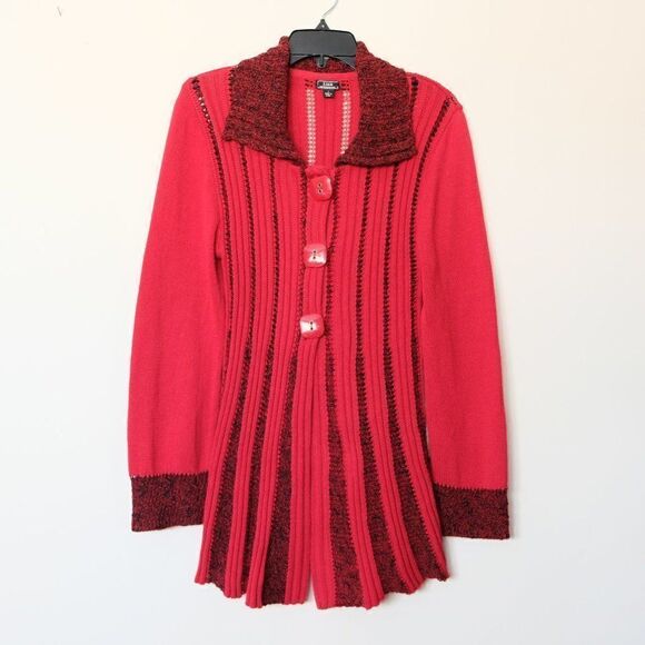 Lisa International Long Knit Sweater | Cardigan L - Picture 4 of 10